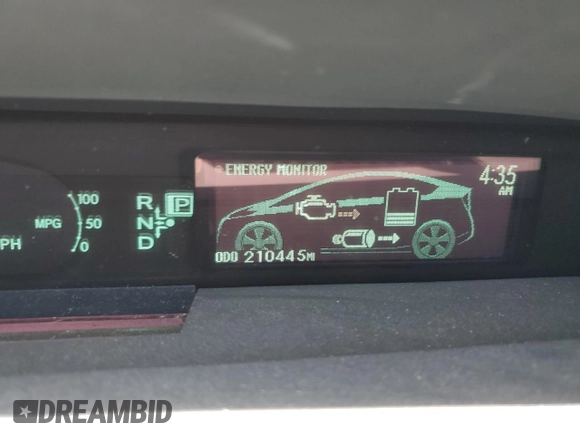 2010 Toyota Prius II with VIN JTDKN3DU0A0203433, listed as a Copart auction lot 53288915 with 210,445 mi miles and Clean Title. Bid and sale history available at DreamBid. Image 9.