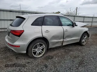 2014 Audi Q5 Premium Plus with VIN WA1DGAFP0EA005265, listed as a Copart auction lot 56697635 with 104,632 mi miles and Salvage title. Bid and sale history available at DreamBid. Image 3.