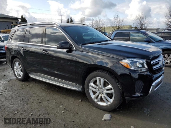 2017 Mercedes-Benz GLS with VIN 4JGDF6EE2HA851029, listed as a Copart auction lot 44181923 with 105,825 mi miles. Bid and sale history available at carsss.com. Image 4.