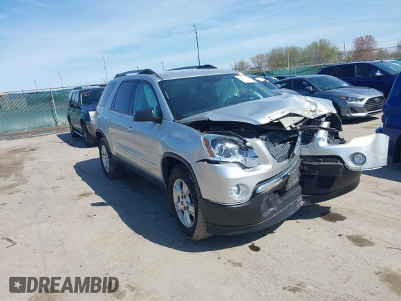 2012 GMC Acadia SLE with VIN 1GKKRPED2CJ405489, listed as a IAAI auction lot 42081026 with 130,932 mi miles. Bid and sale history available at carsss.com. Image 1.