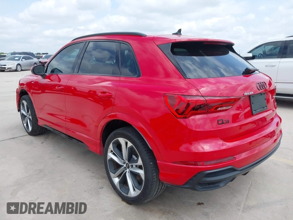 2022 Audi Q3 S line Premium Plus with VIN WA1EECF38N1019269, listed as a IAAI auction lot 42085737 with 40,982 mi miles and . Bid and sale history available at DreamBid. Image 3.