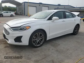 2020 Ford Fusion SEL with VIN 3FA6P0CD2LR154238, listed as a Copart auction lot 60876945 with 44,692 mi miles and Salvage title. Bid and sale history available at DreamBid. Image 1.