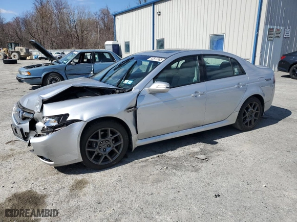 2007 Acura TL Type-S with VIN 19UUA76567A037909, listed as a Copart auction lot 52577385 with 0 mi miles and Salvage Title. Bid and sale history available at carsss.com. Image 1.