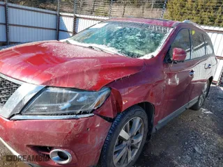 2016 Nissan Pathfinder Platinum with VIN 5N1AR2MM3GC614144, listed as a IAAI auction lot 41554806 with 130,398 mi miles. Bid and sale history available at carsss.com. Image 14.