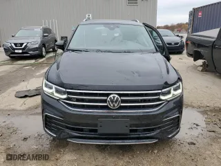 2022 Volkswagen Tiguan SEL R-Line with VIN 3VV4B7AX7NM057298, listed as a Copart auction lot 76698324 with 44,913 mi miles and Salvage Title. Bid and sale history available at carsss.com. Image 5.