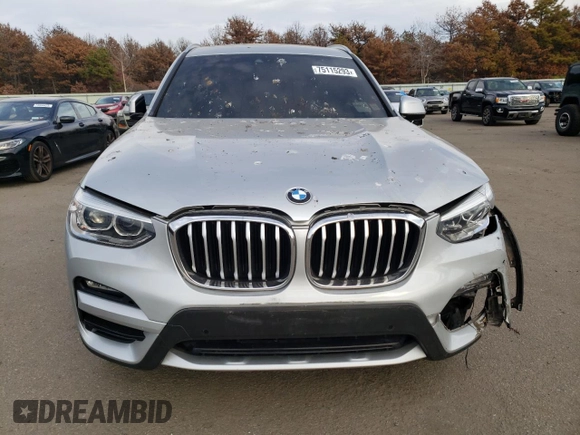 2021 BMW X3 xDrive30i with VIN 5UXTY5C0XM9H30211, listed as a Copart auction lot 41452455 with 42,884 mi miles and Non Repairable. Bid and sale history available at DreamBid. Image 5.