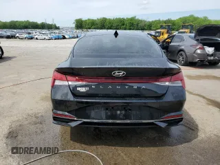 2021 Hyundai Elantra SEL with VIN KMHLN4AG5MU118993, listed as a Copart auction lot 53827655 with 54,311 mi miles and Salvage Title. Bid and sale history available at carsss.com. Image 6.