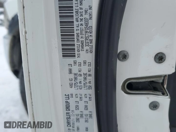 2015 Ram 2500 Tradesman with VIN 3C6TR5CT9FG548337, listed as a Copart auction lot 81878104 with 141,338 mi miles and Salvage Title. Bid and sale history available at carsss.com. Image 14.