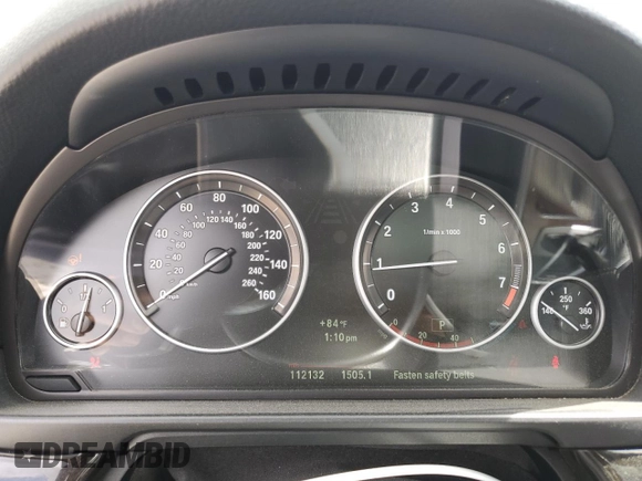 2011 BMW 5 Series 528i with VIN WBAFR1C51BDS36663, listed as a Copart auction lot 51995635 with 112,132 mi miles and Salvage Title. Bid and sale history available at carsss.com. Image 9.