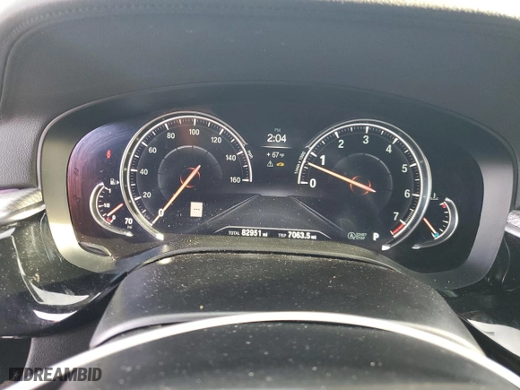 2018 BMW 6 Series 640i xDrive with VIN WBAJV6C54JBK07669, listed as a Copart auction lot 85000204 with 82,951 mi miles and Salvage Title. Bid and sale history available at carsss.com. Image 9.