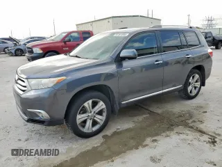 2013 Toyota Highlander Limited with VIN 5TDYK3EH2DS114761, listed as a Copart auction lot 55161005 with 197,675 mi miles and Salvage title. Bid and sale history available at DreamBid. Image 1.