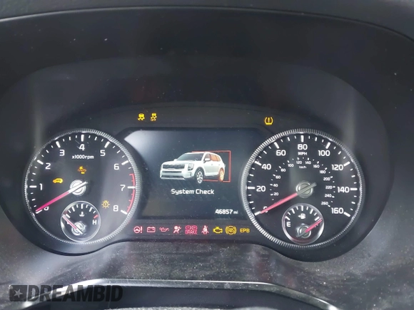 2022 Kia Telluride SX z VIN 5XYP5DHC7NG296481, wystawiony jako IAAI lot #41759359 z przebiegiem 46 857 mil mil oraz . Historia ofert i sprzedaży dostępna na DreamBid. Obrazek 7.