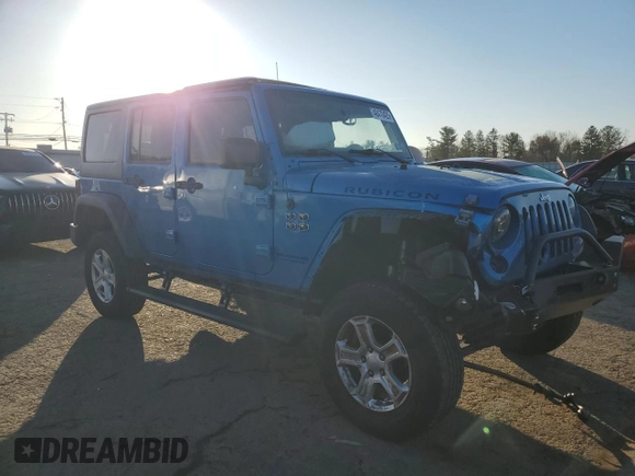 2015 Jeep Wrangler Unlimited Rubicon with VIN 1C4BJWFGXFL772056, listed as a Copart auction lot 48470425 with 106,367 mi miles and Salvage Title. Bid and sale history available at carsss.com. Image 4.