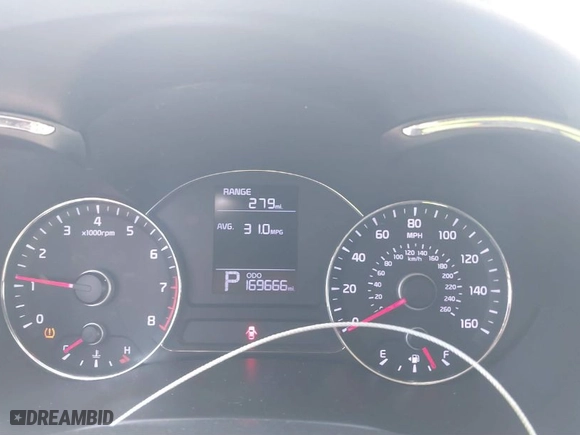 2014 Kia Forte LX with VIN KNAFK4A63E5190205, listed as a IAAI auction lot 41844183 with 169666 miles. Bid and sale history available at carsss.com. Image 7.