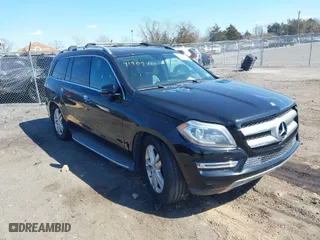 2014 Mercedes-Benz GL-Class GL 450 with VIN 4JGDF7CEXEA277610, listed as a IAAI auction lot 41909424 with 164,437 mi miles. Bid and sale history available at carsss.com. Image 1.