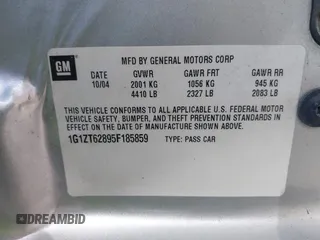 2005 Chevrolet Malibu Maxx LS z VIN 1G1ZT62895F185859, wystawiony jako IAAI lot #41819975 z przebiegiem 165 058 mil mil oraz . Historia ofert i sprzedaży dostępna na DreamBid. Obrazek 9.