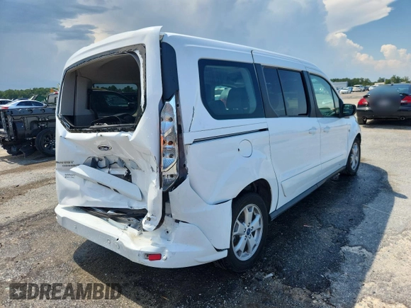2015 Ford Transit Connect XLT z VIN NM0GE9F7XF1201008, wystawiony jako Copart lot #64605775 z przebiegiem 161 212 mil mil oraz Szkoda całkowita • Salvage title. Historia ofert i sprzedaży dostępna na DreamBid. Obrazek 3.