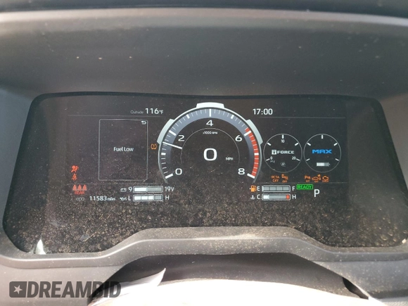 2023 Toyota Tundra Limited Hybrid with VIN 5TFJC5DB1PX039251, listed as a Copart auction lot 66027024 with 11,583 mi miles and Salvage title. Bid and sale history available at DreamBid. Image 9.