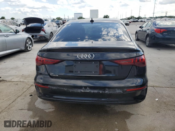 2022 Audi A3 Premium z VIN WAUAUDGY8NA012715, wystawiony jako Copart lot #56594485 z przebiegiem 51 607 mil mil oraz Szkoda całkowita • Salvage title. Historia ofert i sprzedaży dostępna na DreamBid. Obrazek 6.