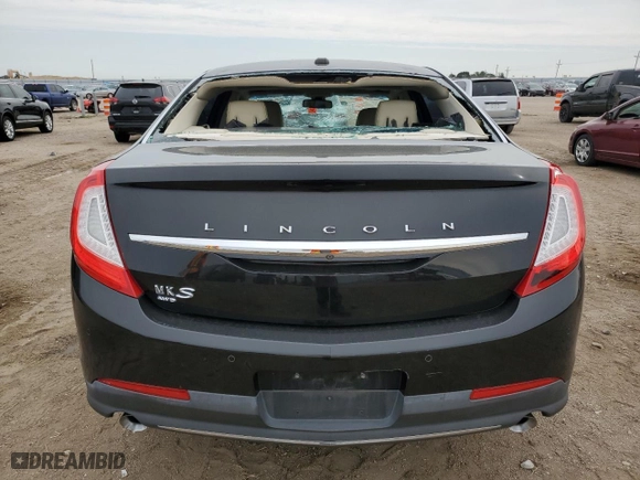 2015 Lincoln MKS with VIN 1LNHL9EK0FG608170, listed as a Copart auction lot 66771024 with 99,040 mi miles and Salvage Title. Bid and sale history available at carsss.com. Image 6.