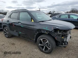2022 Chevrolet TrailBlazer RS with VIN KL79MUSL5NB022921, listed as a Copart auction lot 46225335 with 79,736 mi miles and Salvage Title. Bid and sale history available at DreamBid. Image 4.