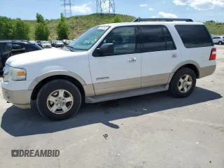 2007 Ford Expedition Eddie Bauer с VIN 1FMFU18587LA37497, выставлен на аукционе Copart как лот 58060105 с пробегом 149 724 миль миль и Списание • Salvage title. История ставок и продаж доступна на DreamBid. Изображение 1.