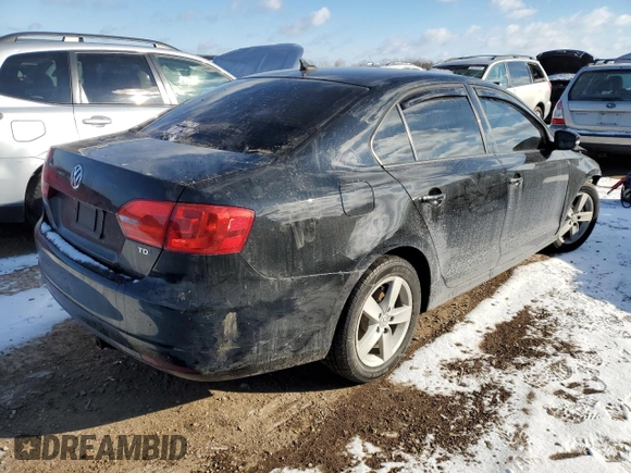 2012 Volkswagen Jetta TDI w/Premium with VIN 3VWLL7AJ2CM088505, listed as a Copart auction lot 88690415 with 106,623 mi miles and Salvage title. Bid and sale history available at DreamBid. Image 3.