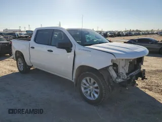 2020 Chevrolet Silverado 1500 Custom with VIN 3GCPWBEF1LG165920, listed as a Copart auction lot 81348844 with 67,801 mi miles and Salvage Title. Bid and sale history available at carsss.com. Image 4.