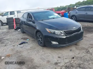 2014 Kia Optima LX with VIN 5XXGM4A72EG337457, listed as a IAAI auction lot 42486150 with 135,338 mi miles and . Bid and sale history available at DreamBid. Image 1.