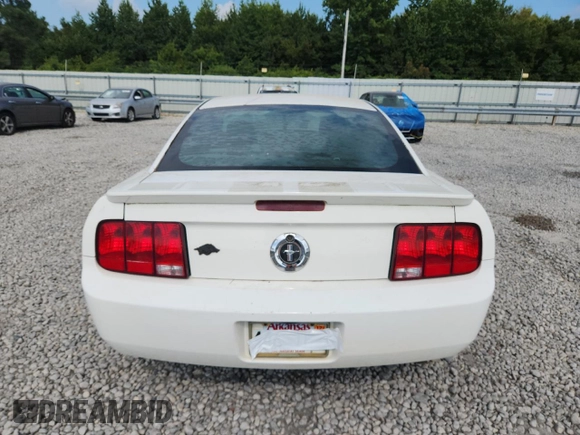 2008 Ford Mustang Deluxe with VIN 1ZVHT80N185168777, listed as a Copart auction lot 66759275 with Not provided miles and Clean title. Bid and sale history available at DreamBid. Image 6.