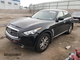 2013 Infiniti FX with VIN JN8CS1MU8DM141623, listed as a Copart auction lot 85945504 with 155,398 mi miles and Salvage Title. Bid and sale history available at carsss.com. Image 1.