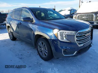2023 GMC Terrain SLT with VIN 3GKALVEG3PL191820, listed as a IAAI auction lot 41701655 with 39,211 mi miles and . Bid and sale history available at carsss.com. Image 1.