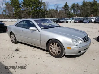 2002 Mercedes-Benz CL 500/600 with VIN WDBPJ75J72A024507, listed as a Copart auction lot 51005365 with 228,160 mi miles and Clean Title. Bid and sale history available at DreamBid. Image 4.