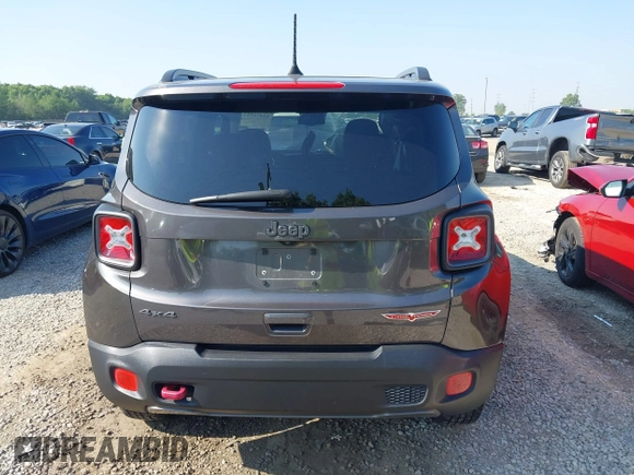 2018 Jeep Renegade Trailhawk with VIN ZACCJBCB1JPH50649, listed as a IAAI auction lot 42476911 with 84,530 mi miles and . Bid and sale history available at DreamBid. Image 17.