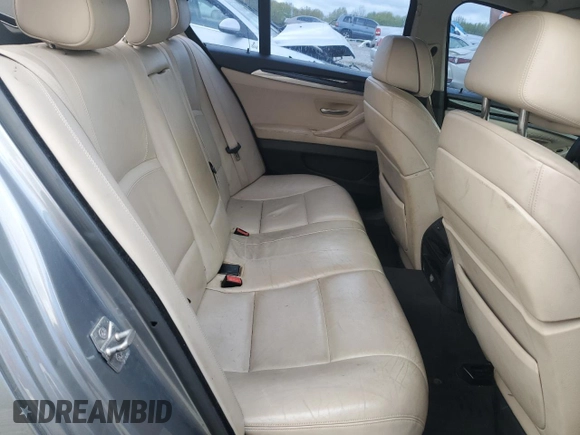 2011 BMW 5 Series 535i xDrive with VIN WBAFU7C57BDU55063, listed as a Copart auction lot 51517445 with 271,467 mi miles and Salvage Title. Bid and sale history available at carsss.com. Image 10.