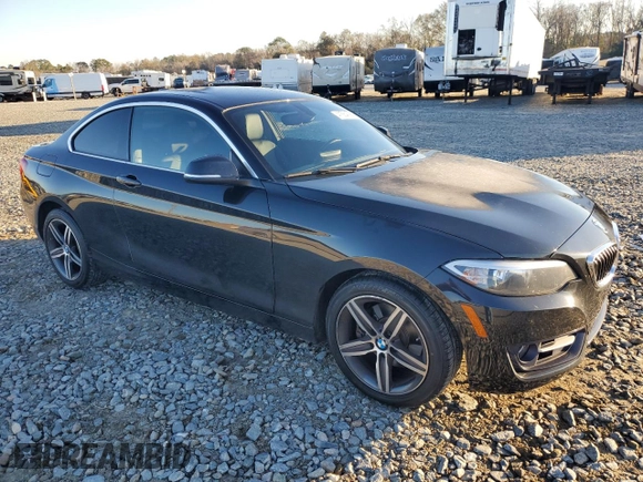2017 BMW 2 Series 230i with VIN WBA2F9C30H7A40308, listed as a Copart auction lot 41564795 with 53,403 mi miles and Salvage title. Bid and sale history available at DreamBid. Image 4.