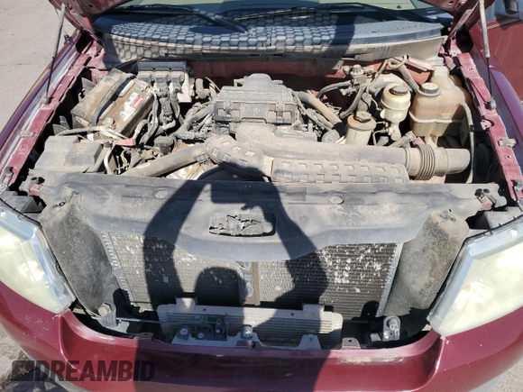 2005 Ford F-150 XLT with VIN 1FTPW12505KE04648, listed as a Copart auction lot 53284395 with 184,753 mi miles and Salvage Title. Bid and sale history available at carsss.com. Image 12.