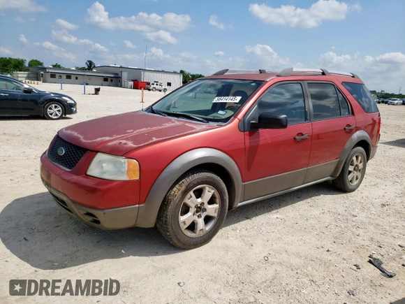 2005 Ford Freestyle SE with VIN 1FMZK01105GA54885, listed as a Copart auction lot 58414145 with 306,275 mi miles and Salvage title. Bid and sale history available at DreamBid. Image 1.