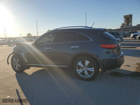 2009 Infiniti FX35 with VIN JNRAS18U49M102466, listed as a Copart auction lot 46821815 with 308,331 mi miles and Salvage Title. Bid and sale history available at carsss.com. Image 2.