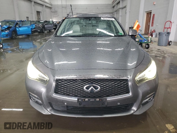 2017 Infiniti Q50 Signature Edition z VIN JN1EV7AR4HM834373, wystawiony jako Copart lot #56761575 z przebiegiem 44 333 mil mil oraz Szkoda całkowita • Salvage title. Historia ofert i sprzedaży dostępna na DreamBid. Obrazek 5.