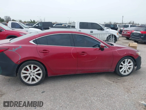 2014 Mazda 6 i Grand Touring with VIN JM1GJ1W57E1108539, listed as a IAAI auction lot 41749387 with Not Provided miles. Bid and sale history available at carsss.com. Image 13.
