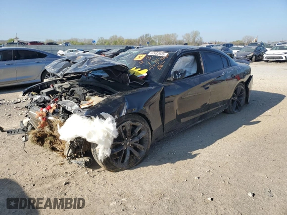 2019 Dodge Charger GT with VIN 2C3CDXHG0KH597651, listed as a Copart auction lot 52932935 with Not Provided miles and Salvage Title. Bid and sale history available at DreamBid. Image 1.