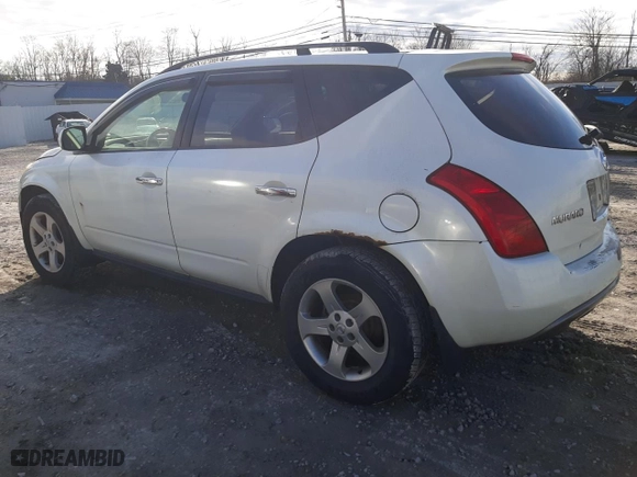 2004 Nissan Murano SL with VIN JN8AZ08W54W340366, listed as a Copart auction lot 85170354 with 182,682 mi miles and Clean Title. Bid and sale history available at carsss.com. Image 2.