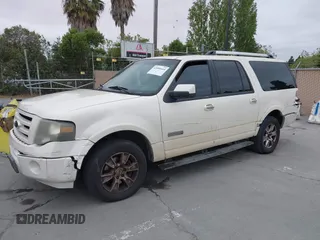 2007 Ford Expedition EL Limited with VIN 1FMFK19557LA45254, listed as a IAAI auction lot 42090464 with 214,144 mi miles. Bid and sale history available at carsss.com. Image 2.