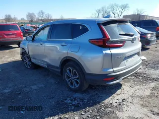 2021 Honda CR-V EX-L with VIN 2HKRW2H82MH656656, listed as a IAAI auction lot 41707235 with 1 mi miles. Bid and sale history available at carsss.com. Image 3.