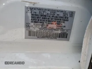 2025 Nissan Sentra SR with VIN 3N1AB8DV9SY262386, listed as a Copart auction lot 54690255 with Not provided miles and Salvage title. Bid and sale history available at DreamBid. Image 12.