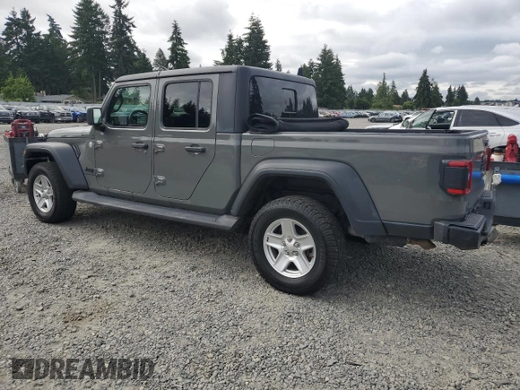 2020 Jeep Gladiator Sport S с VIN 1C6HJTAG8LL134231, выставлен на аукционе Copart как лот 62577925 с пробегом 176 107 миль миль и Чистый • Clean title. История ставок и продаж доступна на DreamBid. Изображение 2.