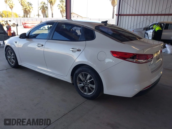 2016 Kia Optima LX Turbo with VIN 5XXGT4L19GG043570, listed as a IAAI auction lot 41837500 with 160,231 mi miles. Bid and sale history available at carsss.com. Image 3.