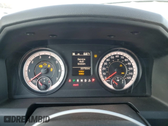 2016 Ram 2500 Tradesman with VIN 3C6LR5AT9GG187566, listed as a Copart auction lot 79695374 with 33,790 mi miles and Salvage title. Bid and sale history available at DreamBid. Image 9.