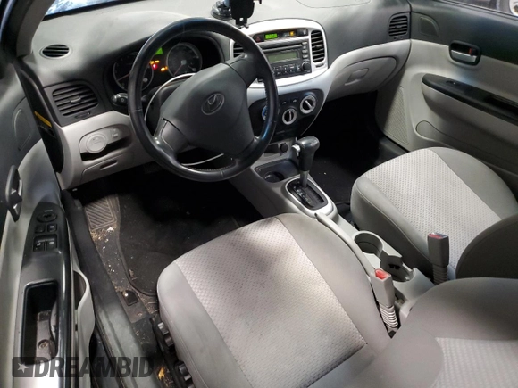 2008 Hyundai Accent SE with VIN KMHCN36C88U070184, listed as a Copart auction lot 83208594 with 173,013 mi miles and Non Repairable. Bid and sale history available at carsss.com. Image 8.